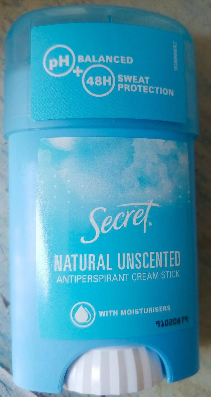

Антиперспірант кремовий Secret key Natural Unscented без запаху та віддушок 40 мл