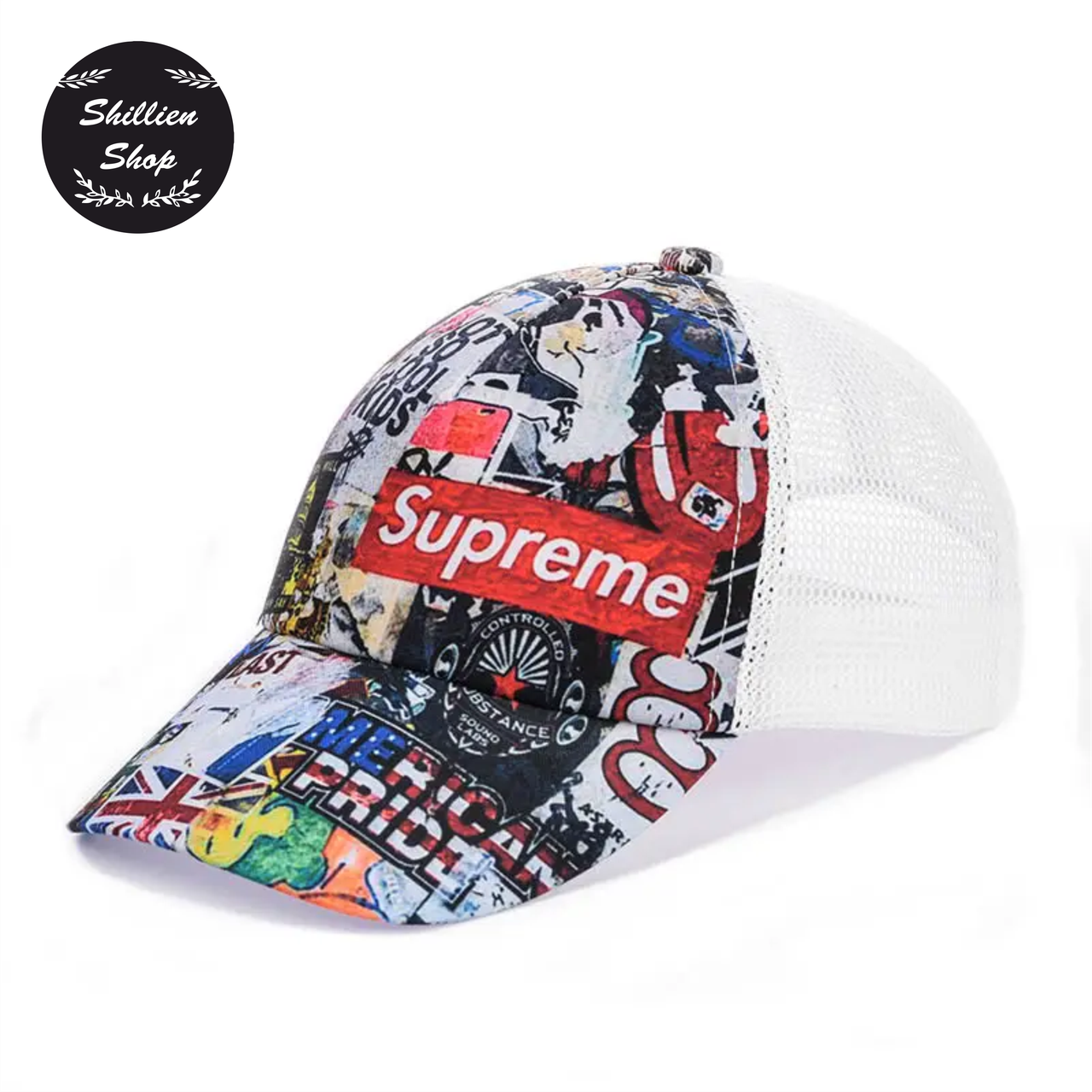 

● Летняя кепка бейсболка с сеткой - Supreme / Суприм ●, Разные цвета