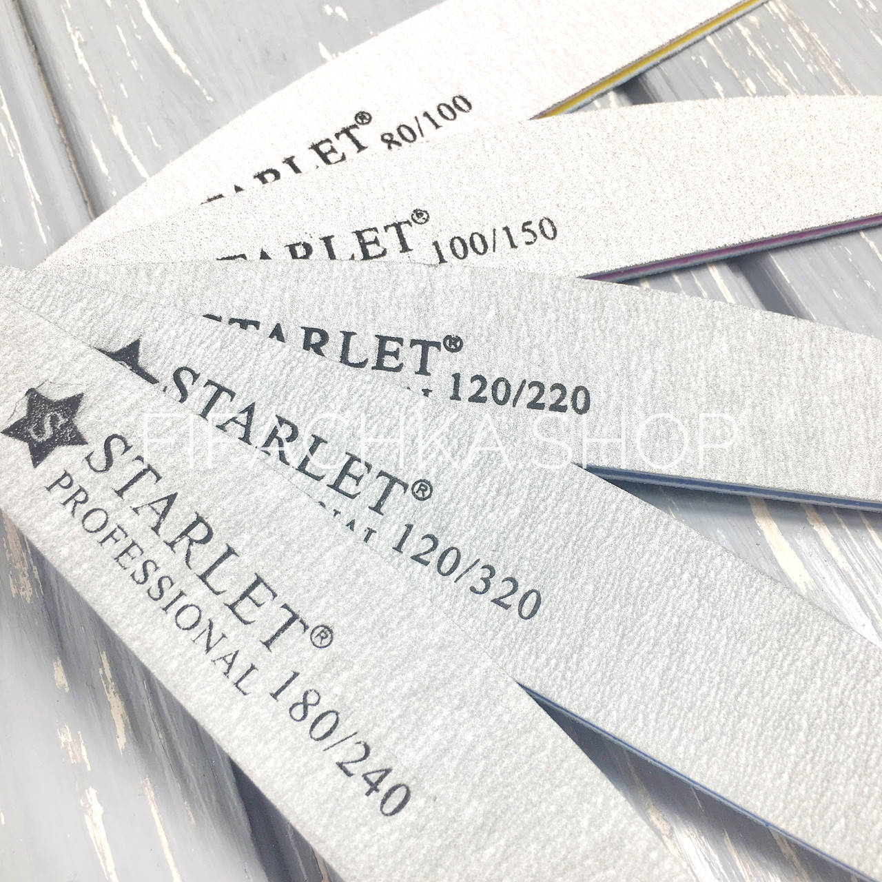 

Пилка для ногтей Starlet Professional, полукруг 180/240
