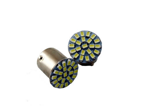 

2x LED 1156 BA15S лампа в автомобиль, 22 SMD
