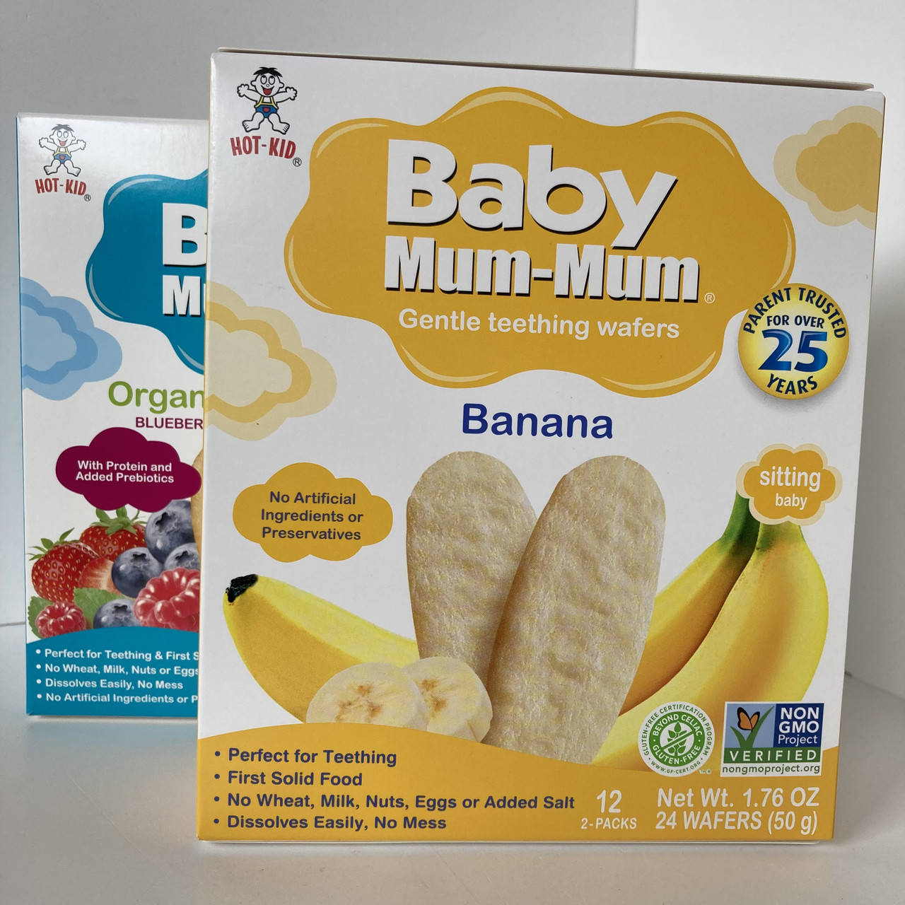 

Рисові галети з бананом, 24 штуки hot kid baby mum mum