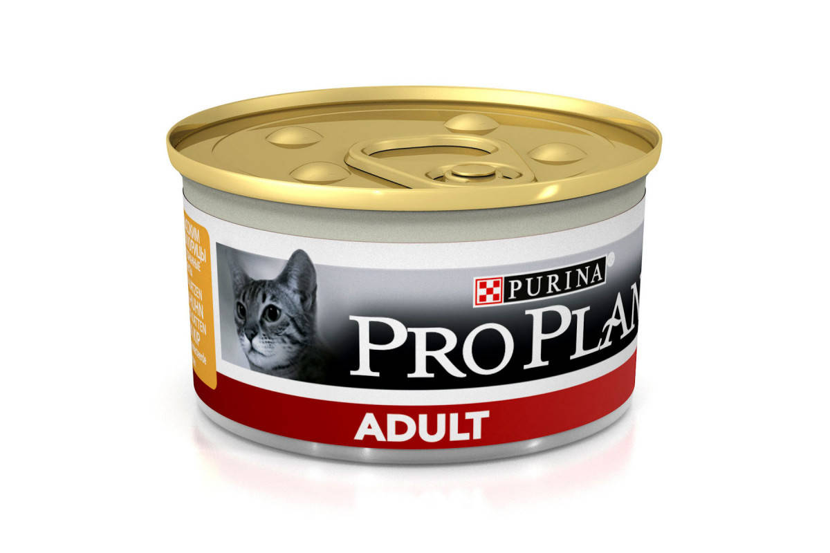 

Влажный корм для котов Purina Pro Plan Adult с курицей, 85 г.