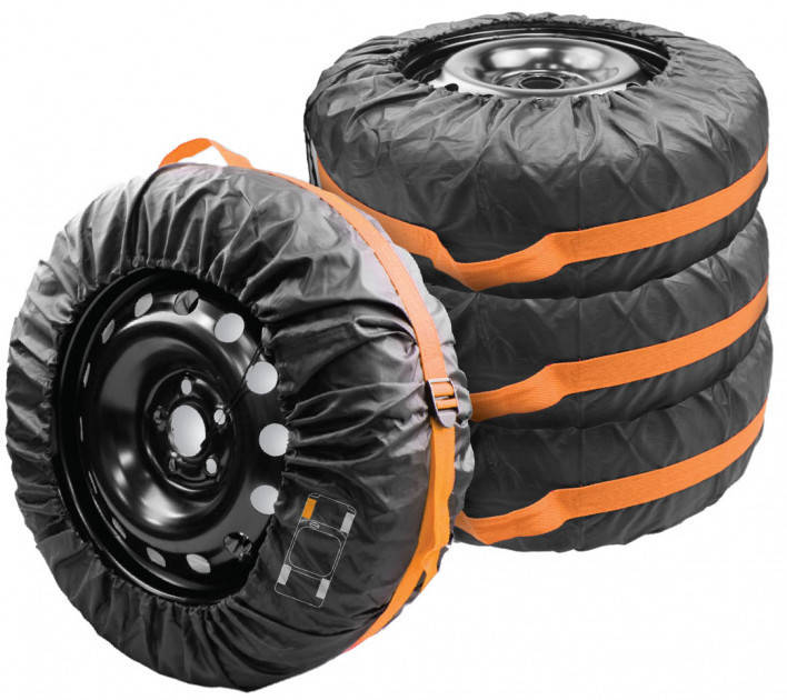 

Чехлы на колеса LA 140105M, R13-R15, комплект чехлов для колес 4шт, набор чехлов для хранения колес D-65см