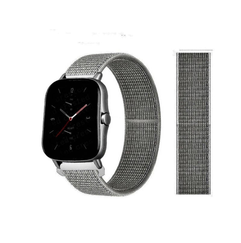 

Ремешок для часов Nylon loop bracelet Universal, 22 мм. Gray