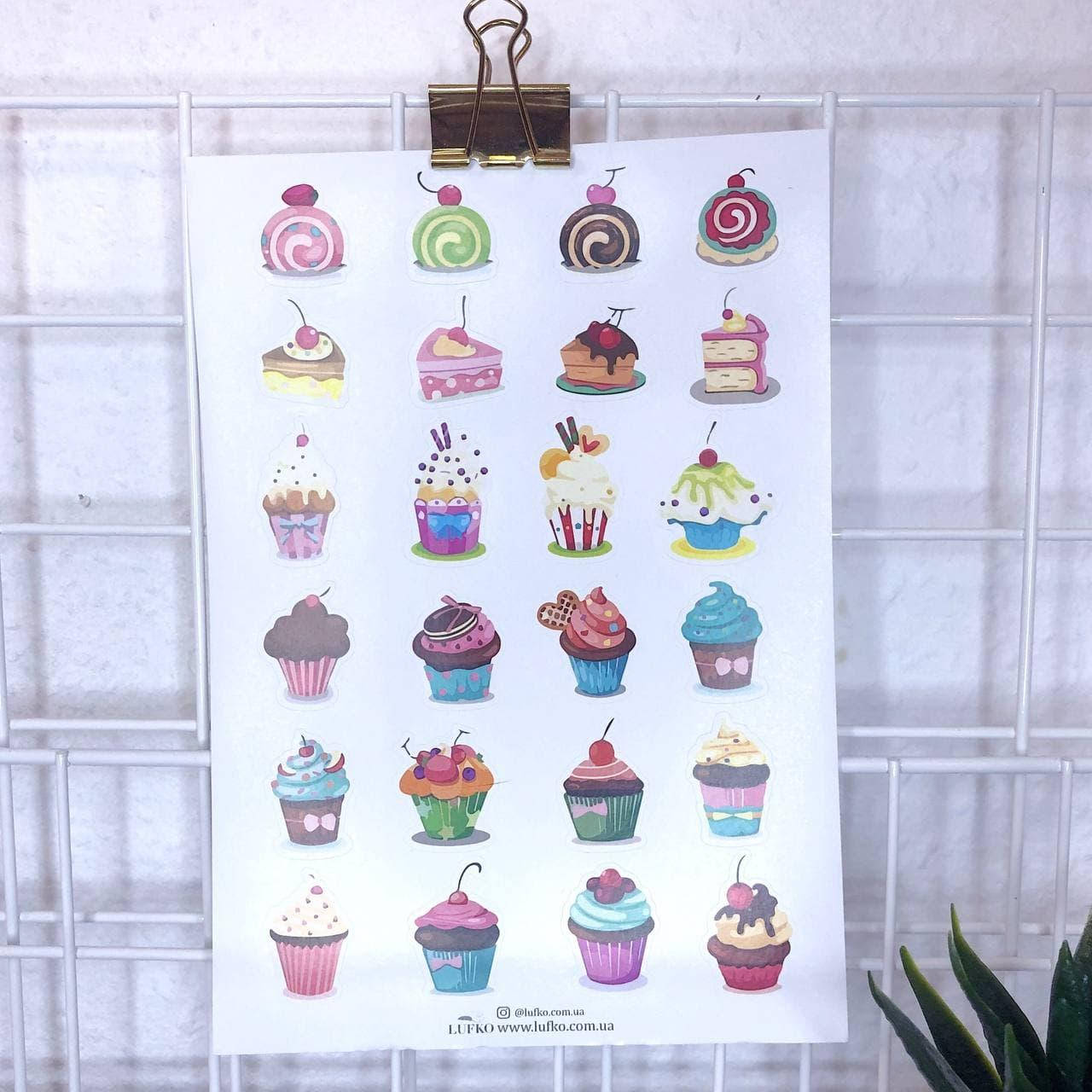 

Наклейки Sweets Lufko А5, Разные цвета