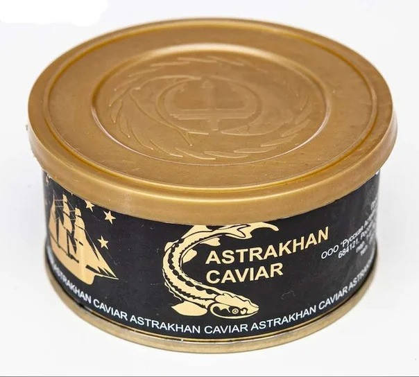 

Натуральная икра черная осетровая веслоноса 130 г