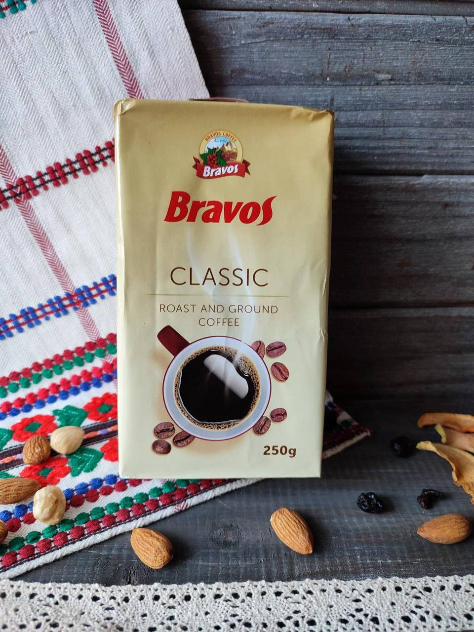 

Кофе молотый Bravos Classic, 250g