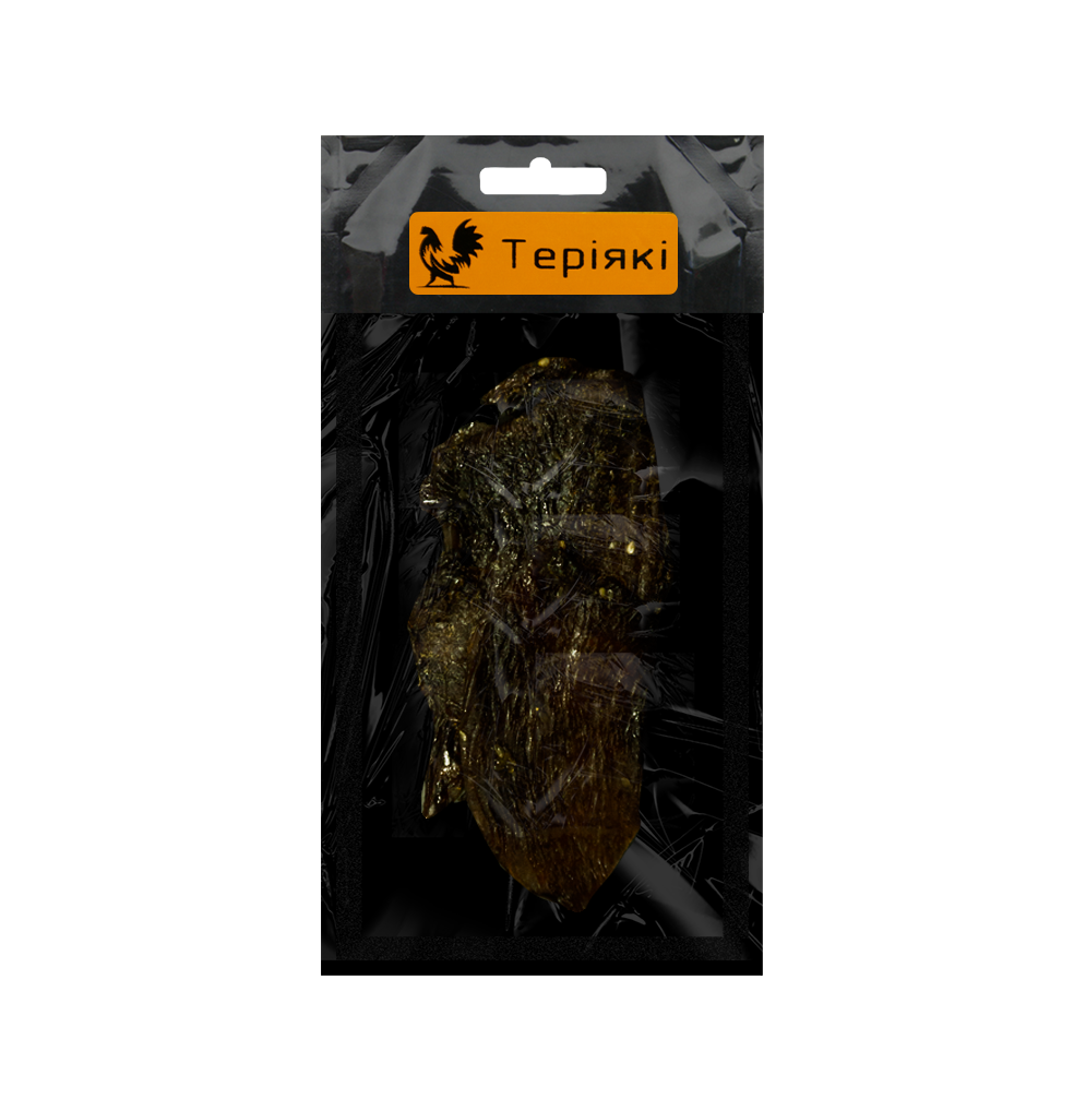 

Сушёное мясо курицы терияки фасовка 50г.