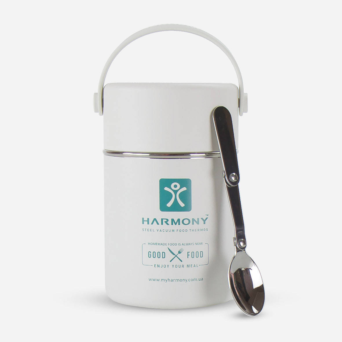 

Термос для еды Harmony White 0,8 л.