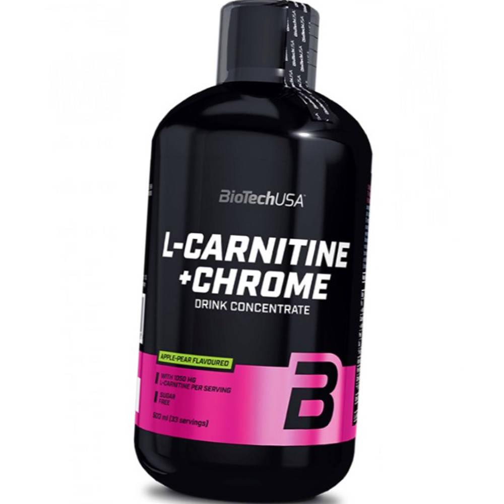 

Л-карнитин BioTech L-Carnitine 35 000 Chrome 500 мл Лучший жиросжигатель для женщин и мужчин
