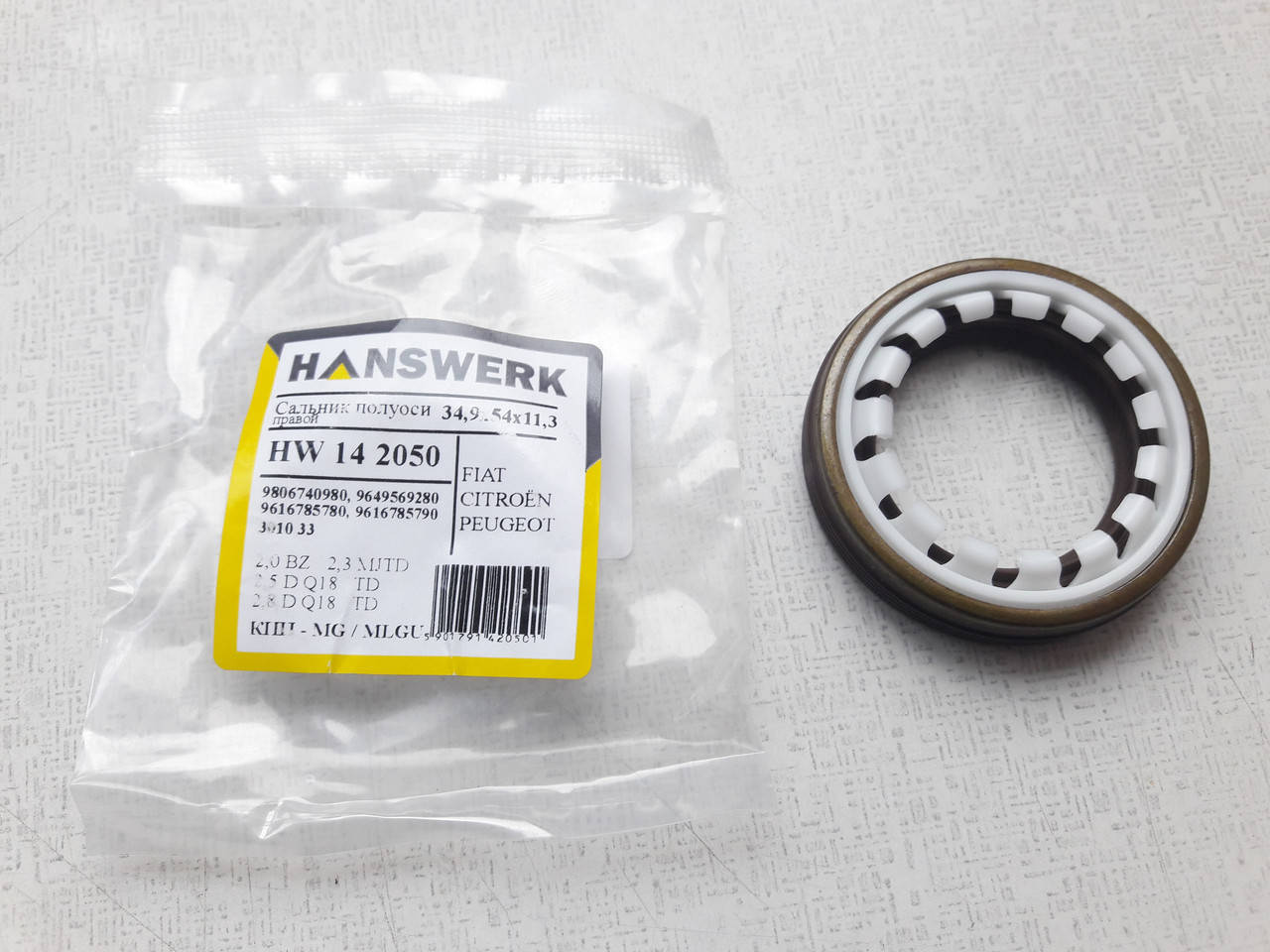 

Сальник полуоси правой на Fiat Ducato 230, Peugeot Boxer, Citroen Jumper (94-02) 2.5/2.8, 9649569280, 301033