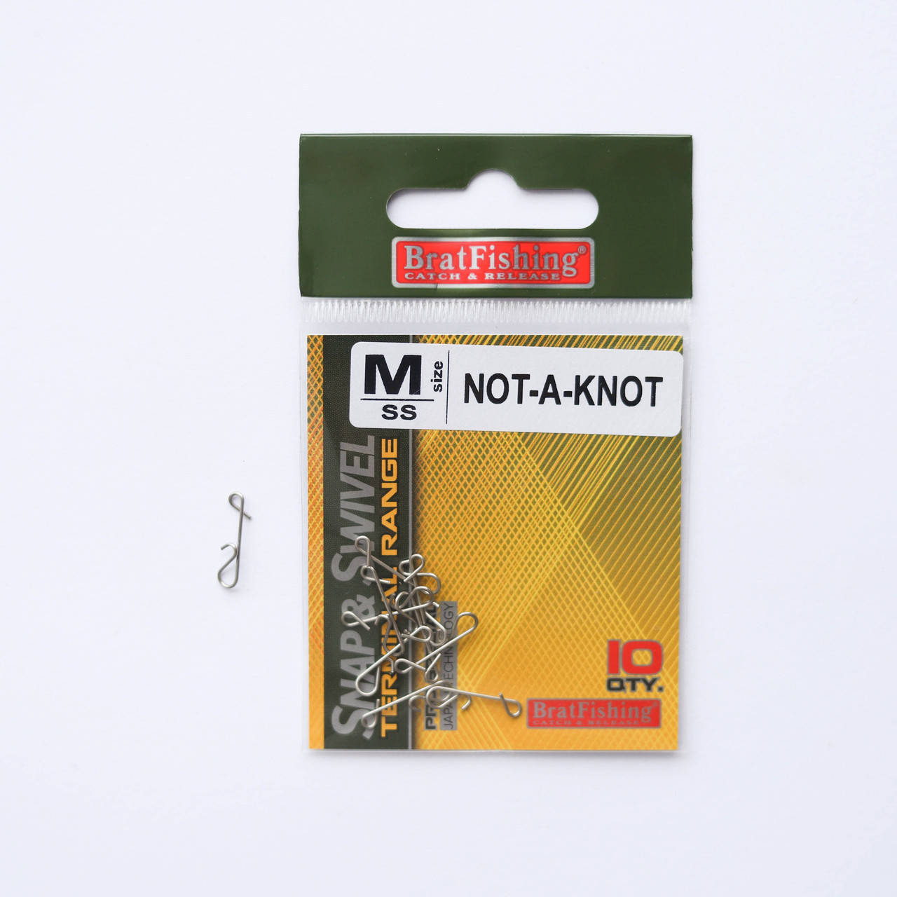 

Безвузловка BratFishing NOT-A-KNOT розмір М (10шт в уп)