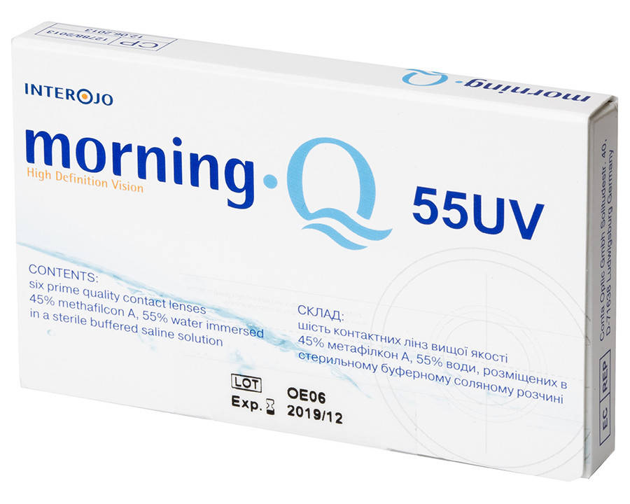 

Контактные линзы Morning Q55 UV (6 шт.)