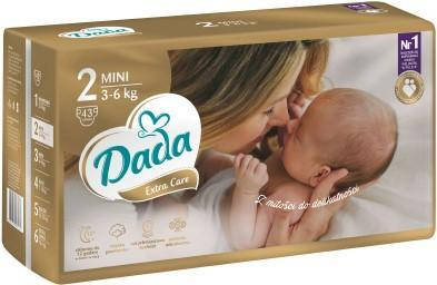 

Подгузники Dada Extra Care 2 Mini (3-6 кг), 43 шт