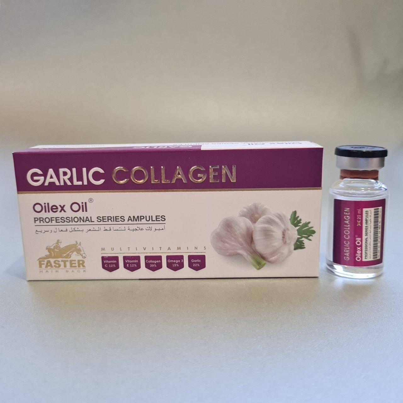 

Коллаген для волос с чесноком Garlic collagen Oilex Oil, 5 ампул, Египет