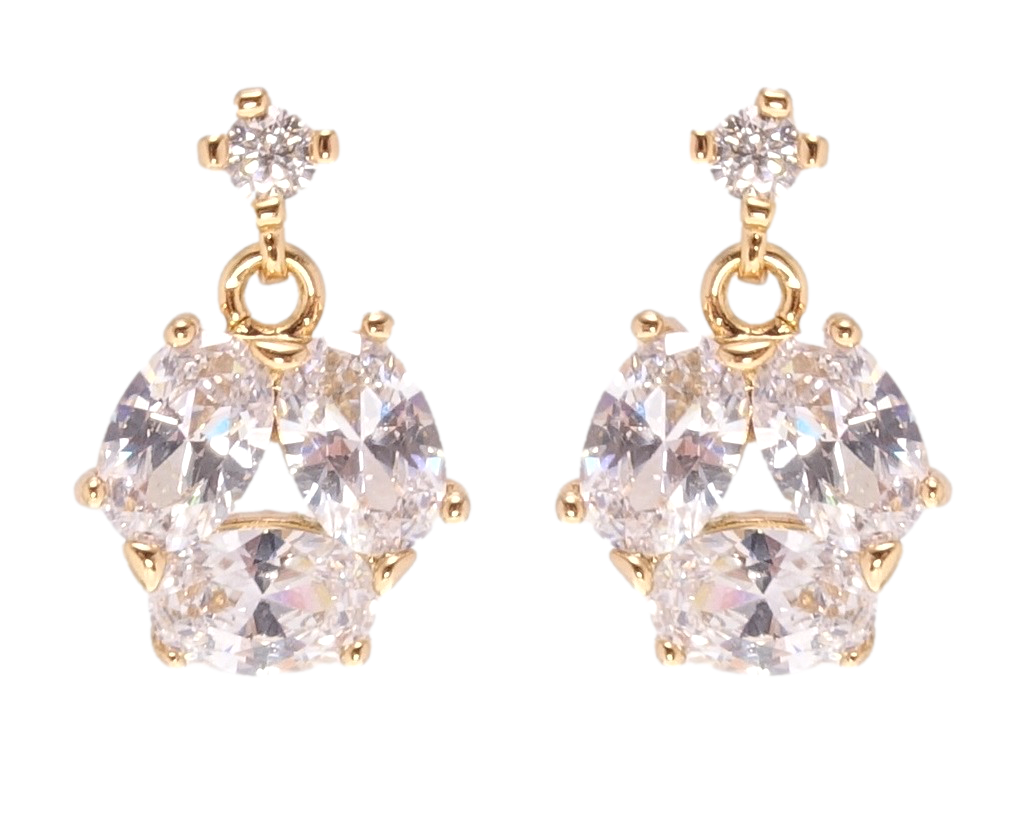 

Серьги Xuping Позолота 18K гвоздики (пусеты) "Инкрустация фианитами"
