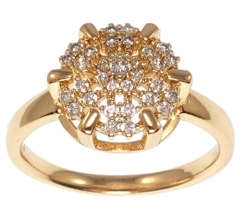 

Кольцо Xuping Позолота 18K "Искристость" р.16,17,18,19,19.5
