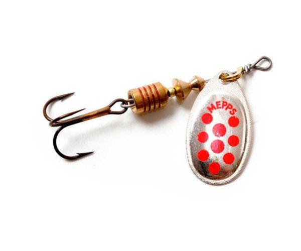 

Блесна Mepps Aglia Decoree Silver/Red 6,5g ADR3AG, Серебро