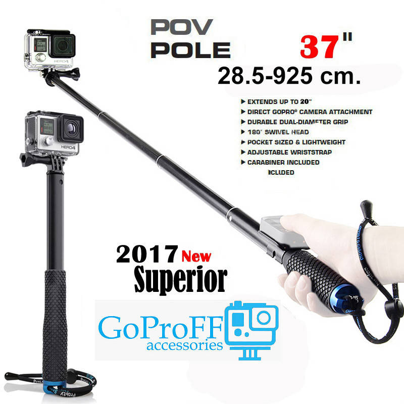 

Монопод SP POLO 37" для GoPro,Xiaomi и для других экшн камер, Черный