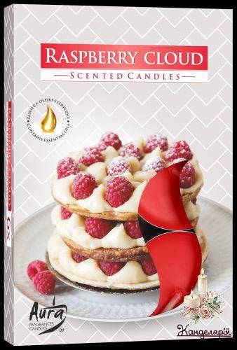 

Свечи чайные ароматические (таблетки) Raspberry cloud, Белый