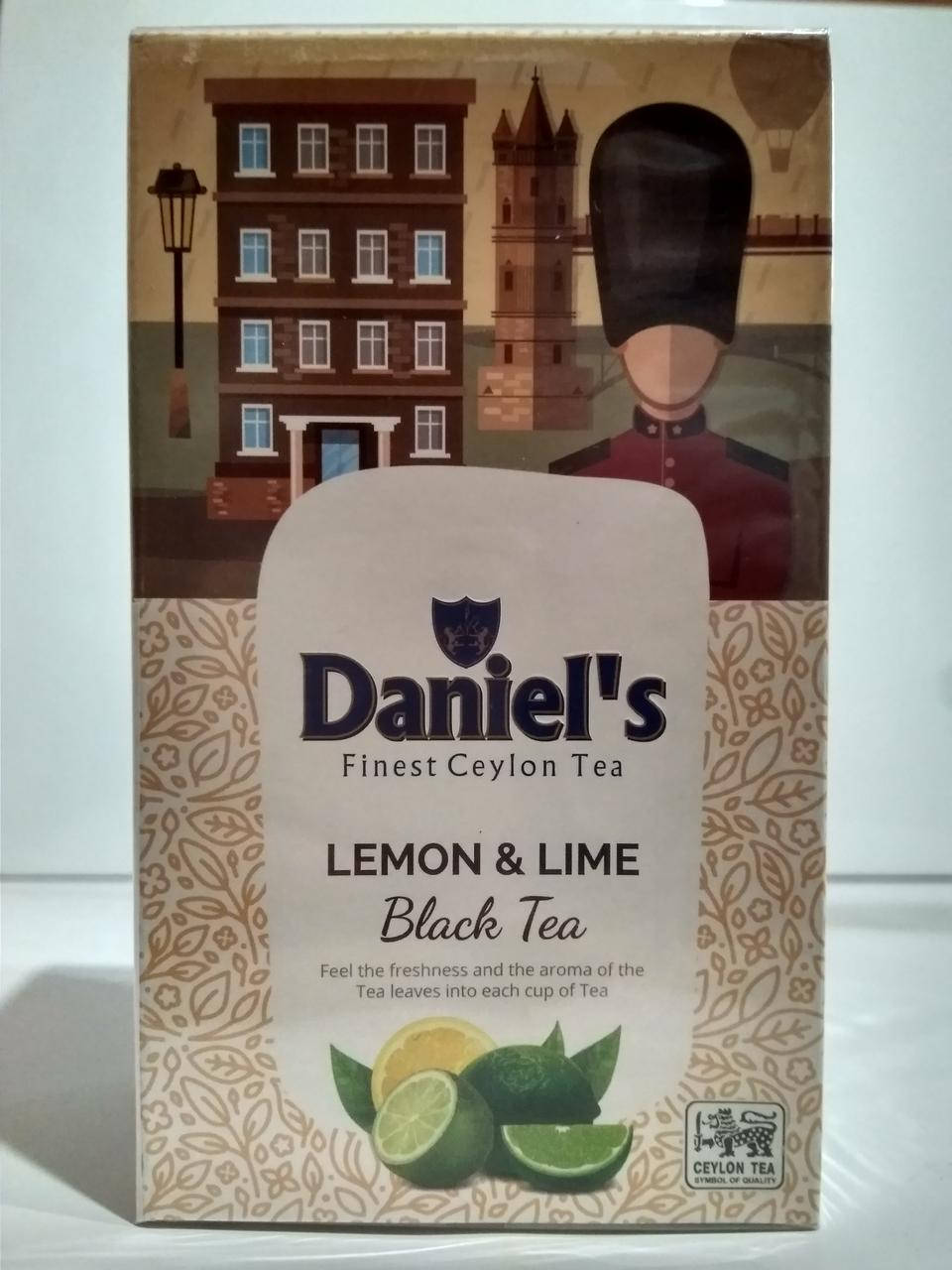 

Чай черный Лимон & Лайм Daniel's Lemon & Lime 100 г