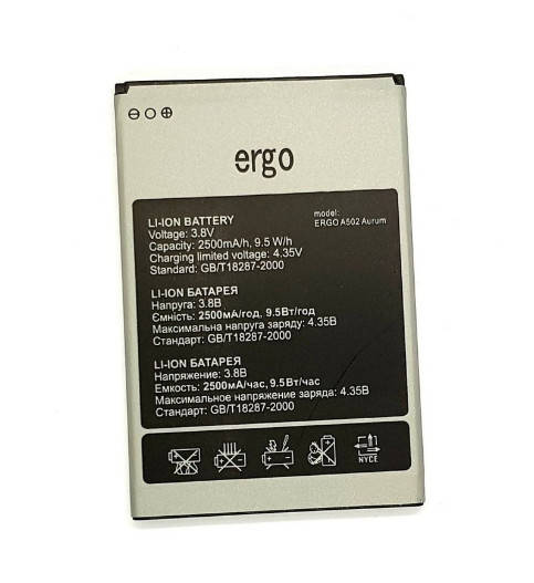 

Аккумулятор Ergo A502 Aurum