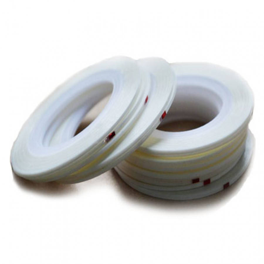 

Лента липкая 0.8мм белая