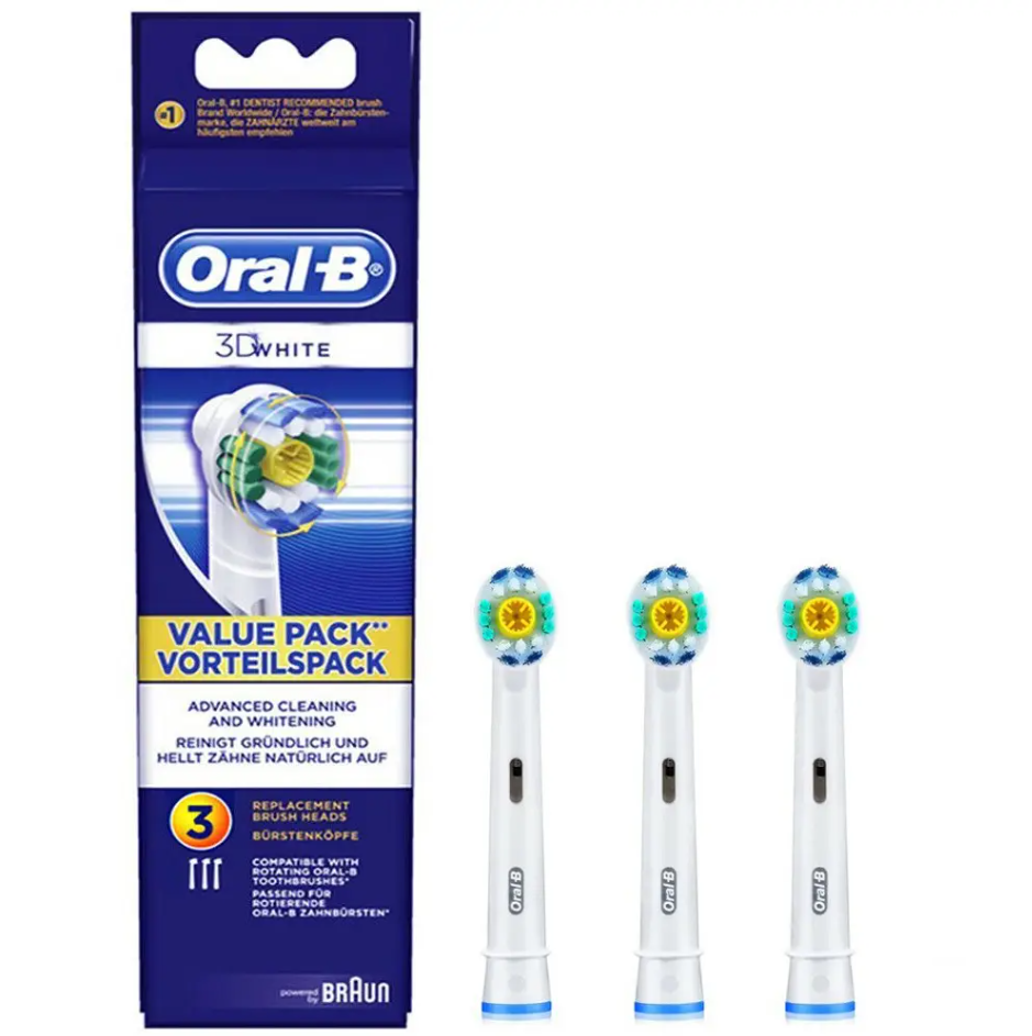 

Насадки для зубной электрощетки Oral-b 3D White (3 шт)