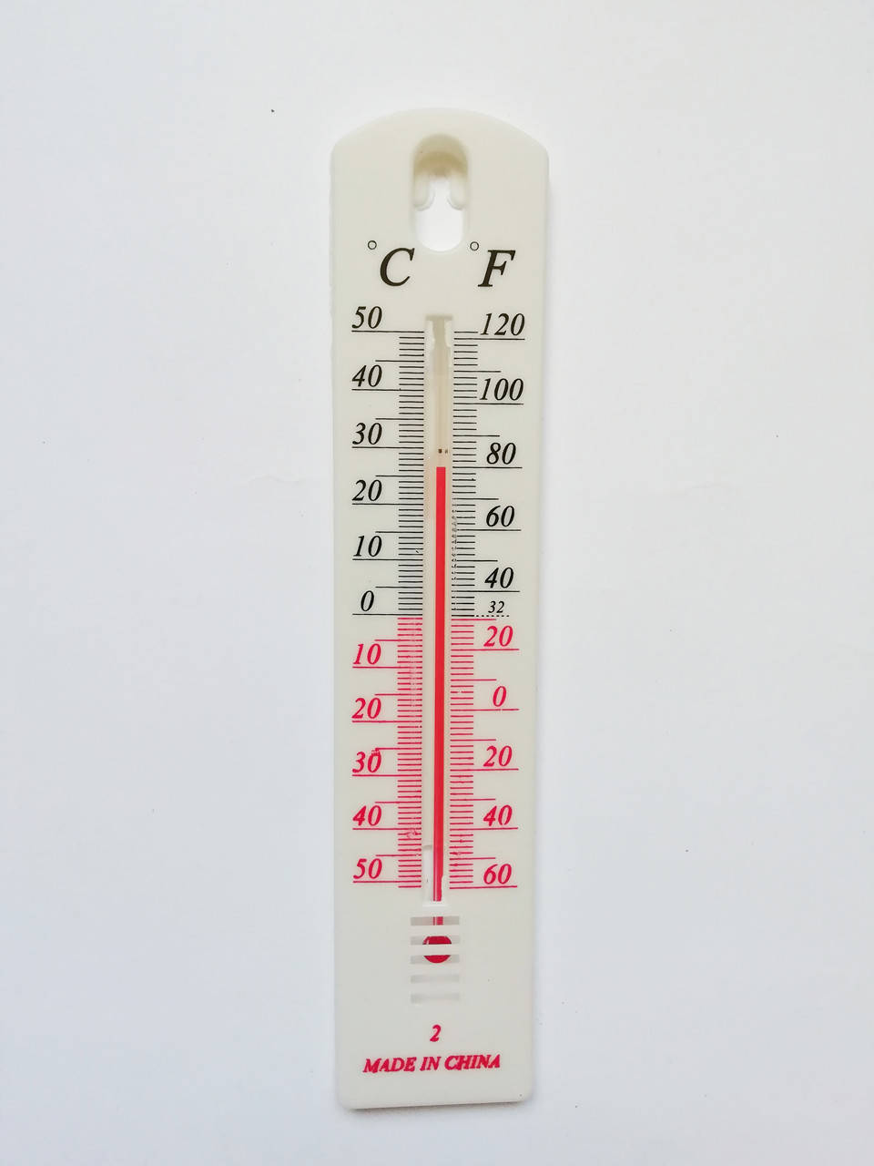 

Термометр оконный белый 20*4 см