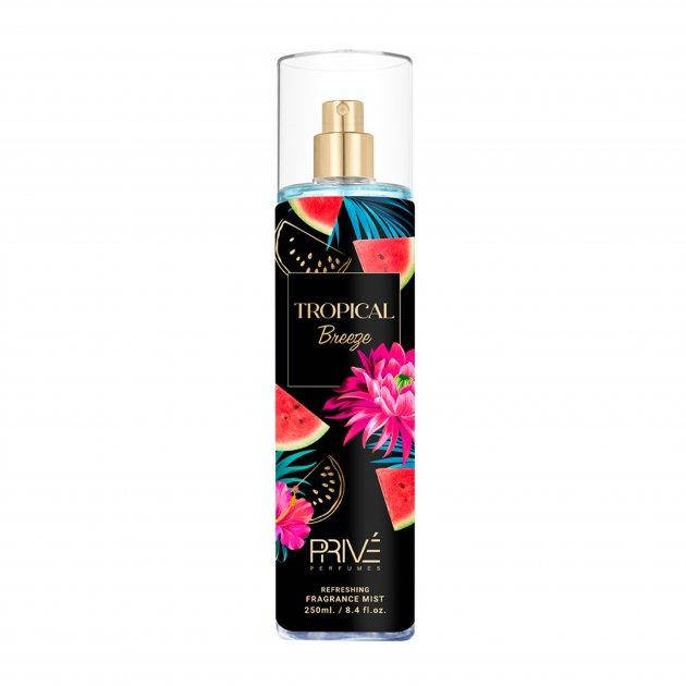 

Спрей для тіла PRIVE 250мл (чорн) Tropical Breeze жіночий