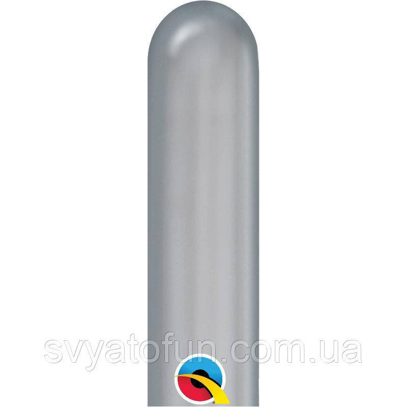 

Латексные шарики ШДМ 260Q хром Silver (серебро) 10 шт/уп Qualatex