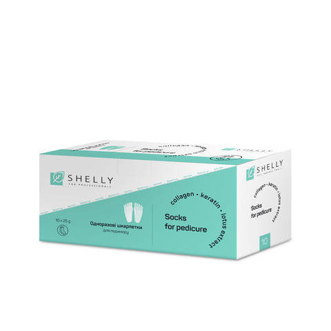 

Набор носочков для педикюра Shelly 10 шт (18122Qu), Белый