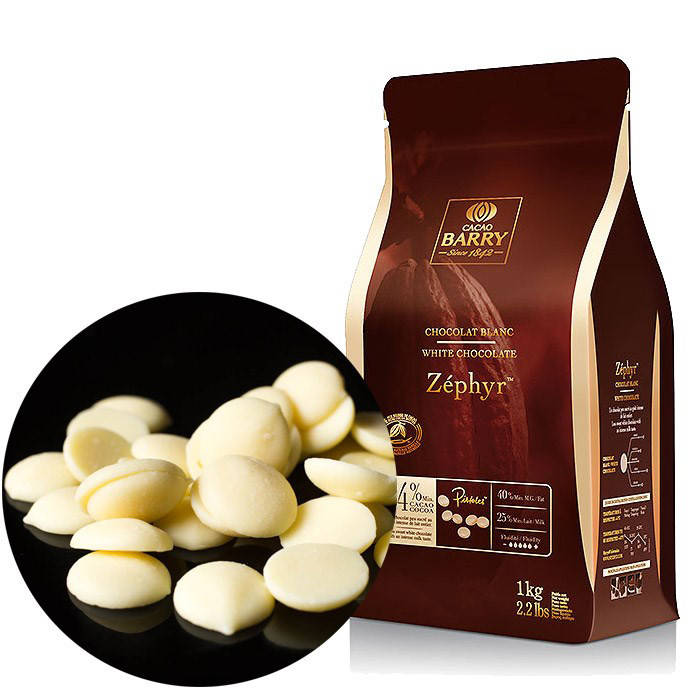 

Шоколад CALLEBAUT ZEPHYR - "Белый, диски, 34%"