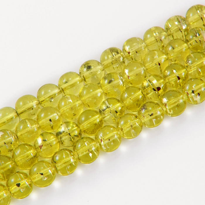 

Бусины Monisto Стекло Волочильные 4мм Цвет: Золотистый около 200шт/80см/нить