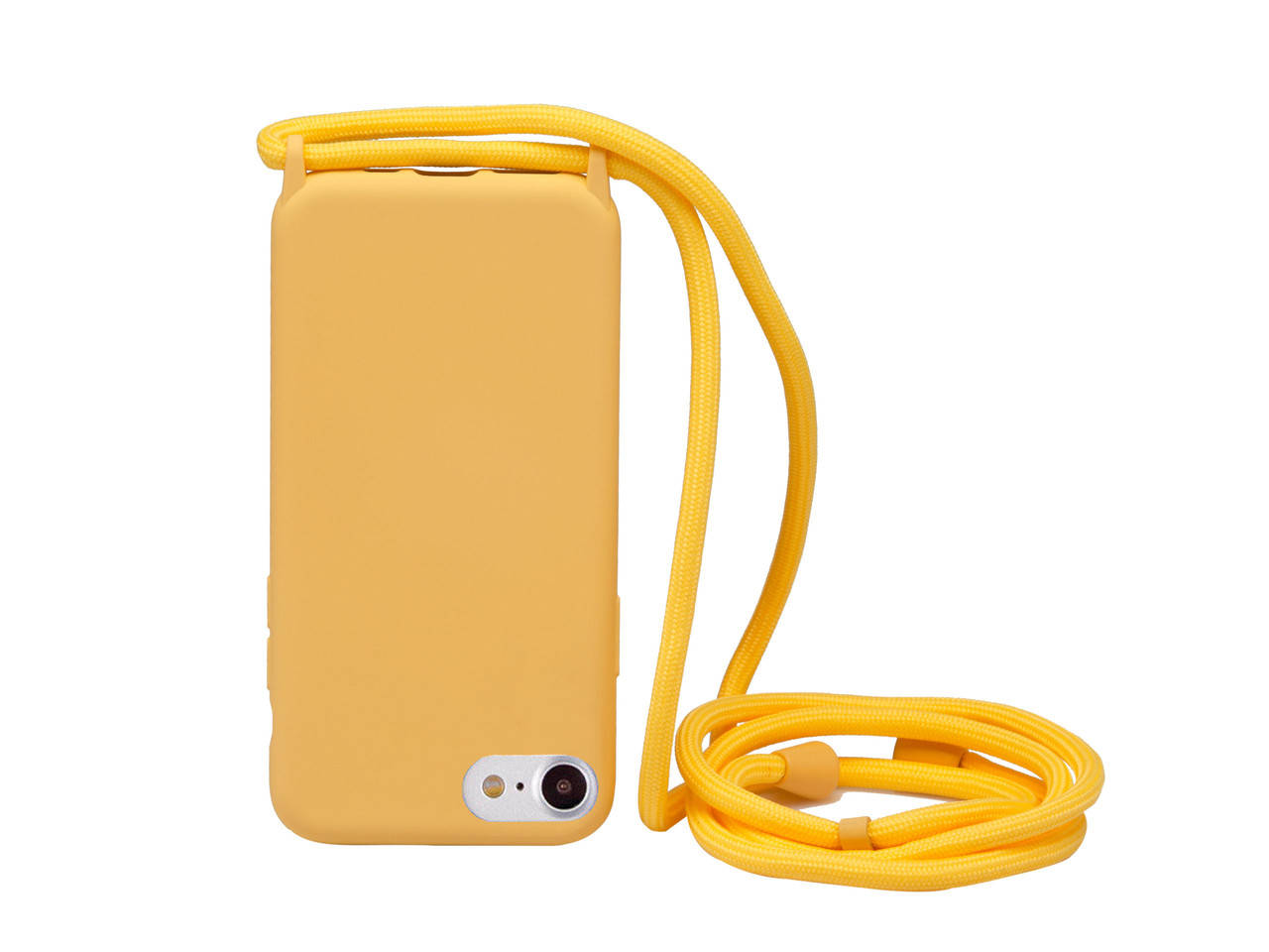 

Силиконовый чехол на шнурке Crossbody для iPhone 7 (02) Yellow желтый