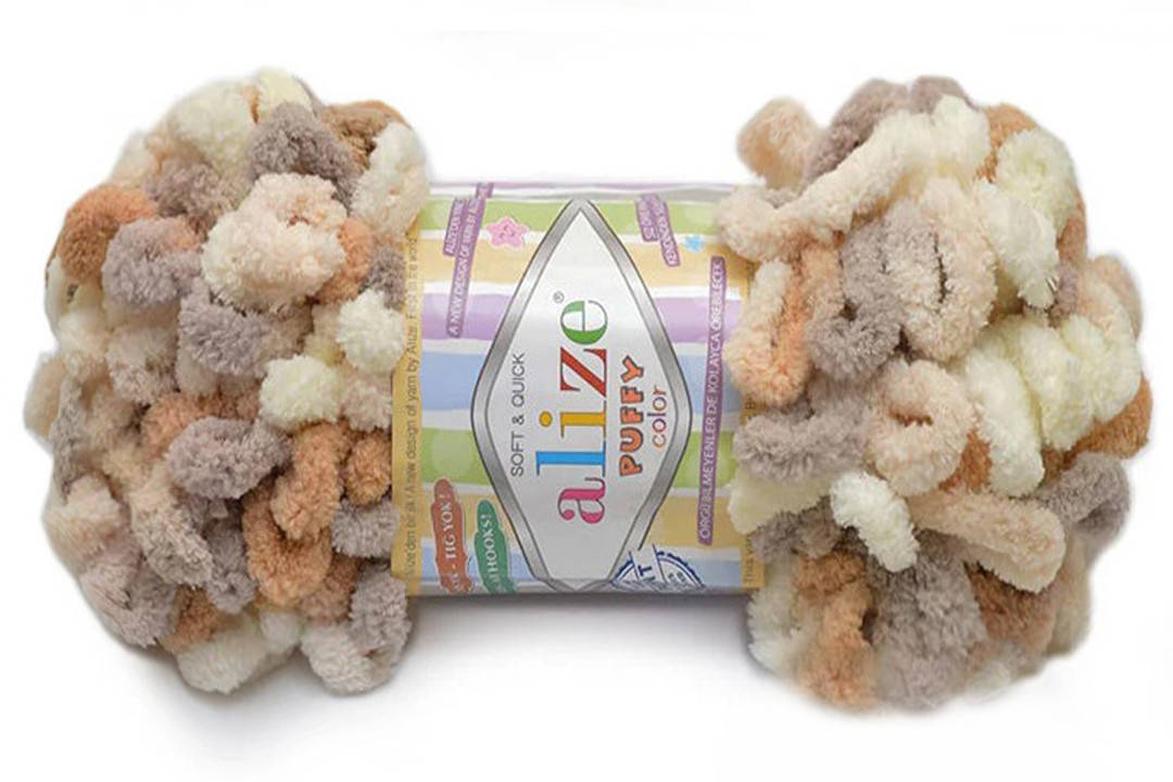 

Alize Puffy Color, №5926, Секционное крашение