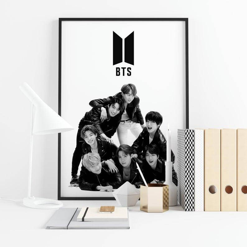 

Плакат Jungkook, Jin, Suga, J-Hope, RM, Jimin and V. Формат А3