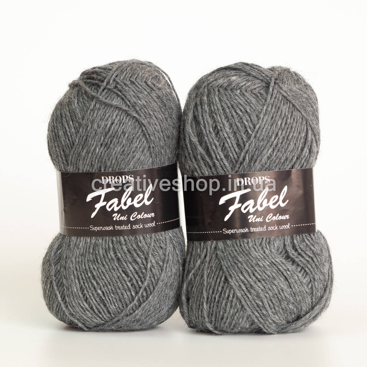 

Пряжа Drops Fabel (цвет 200 grey)