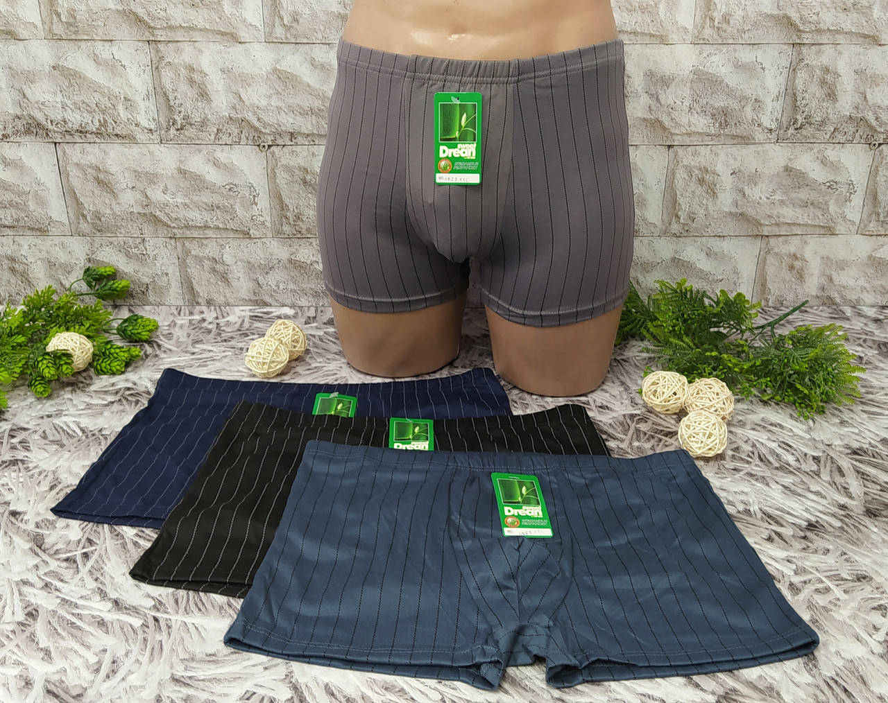 

Трусы мужские боксеры 6XL 54-56 размер Dream Sweet бамбук А623, Разные цвета