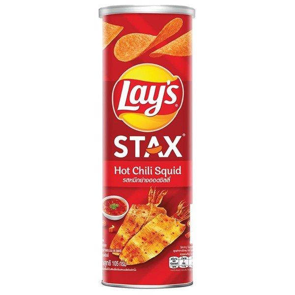 

Чипсы Lays Stax Hot Chili Squid 105 g
