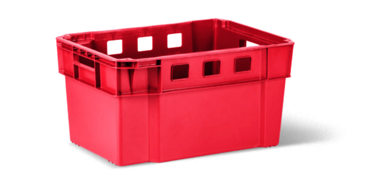 

Ящик для м'яса. HDPE тип М50 580х400х300 мм первинний.