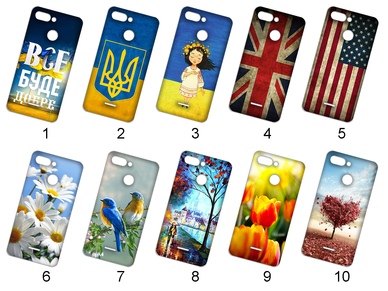 

Силиконовый чехол с рисунком для Xiaomi Redmi 6
