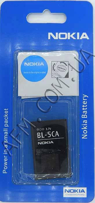 

АКБ оригинал Nokia BL- 5CA 1112/ 1200/ 1208/ 1209/ 1680/ 1616