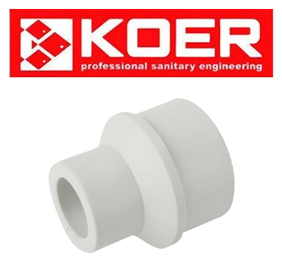 

Муфта Редукционная PP-R Н/B D25х20 K0056.PRO Koer (Чехия), Серый