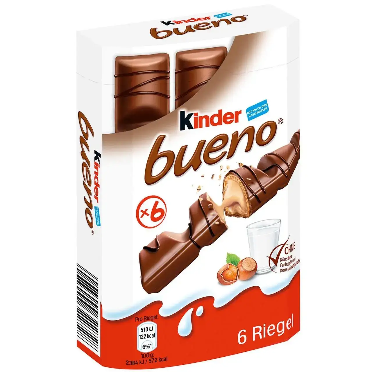 

Шоколадный батончик Киндер Буэно Kinder Bueno 6 Германия 129г