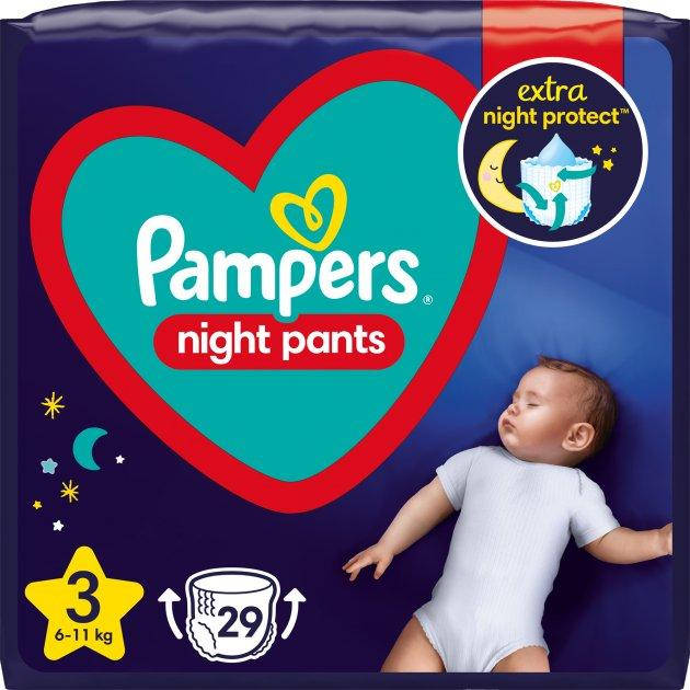 

Pampers Подгузники-трусики ночные Night Pants 3 (6-11 кг) 29 шт