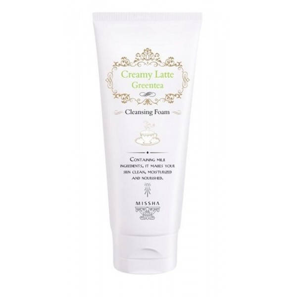 

Пенка с экстрактом зеленого чая Missha Creamy Latte Cleansing Foam Green Tea 172 ml