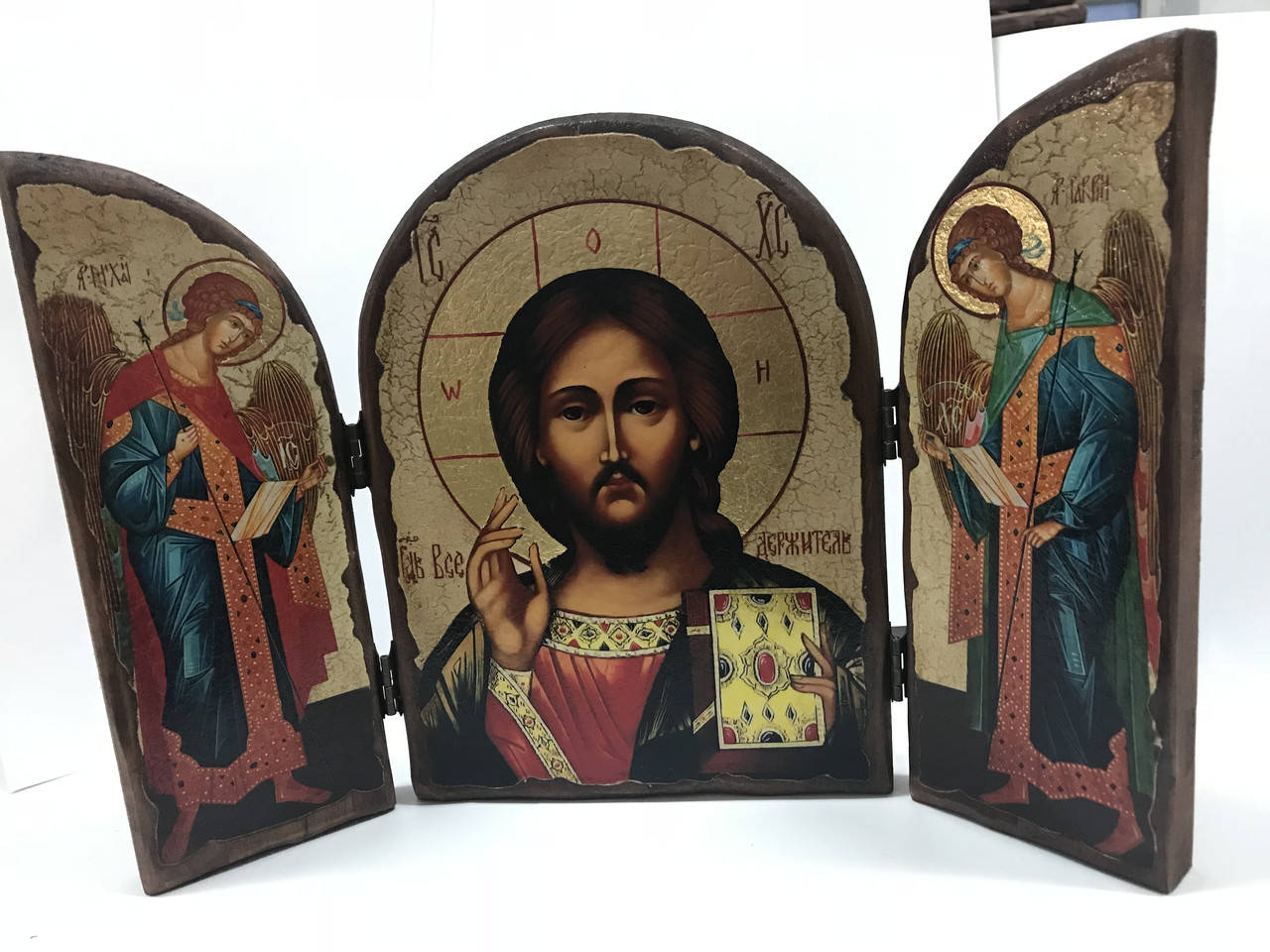 

Икона Складень Господь Вседержитель