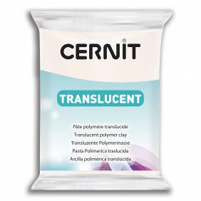 

Глина полимерная "TRANSLUCENT", БЕЛЫЙ ГЛИТТЕР, 56 гр, Cernit