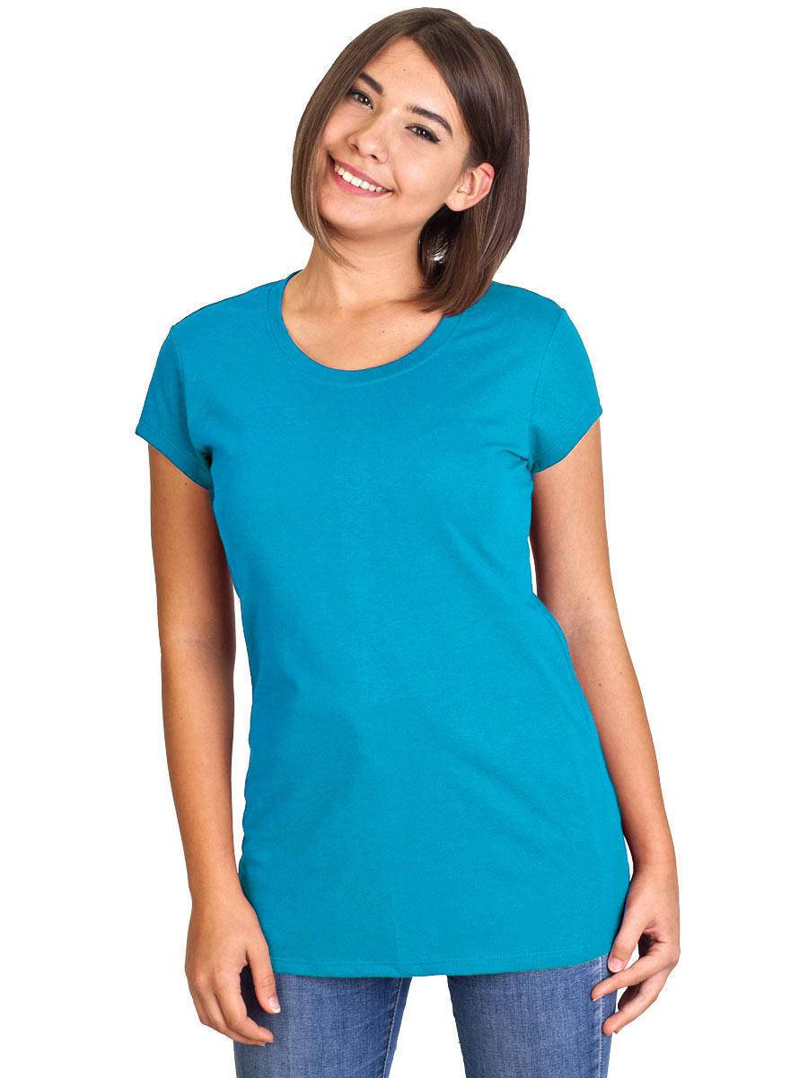 

Футболка женская короткий рукав хлопок ФЖ-12 бирюза 48(р), Бирюзовый